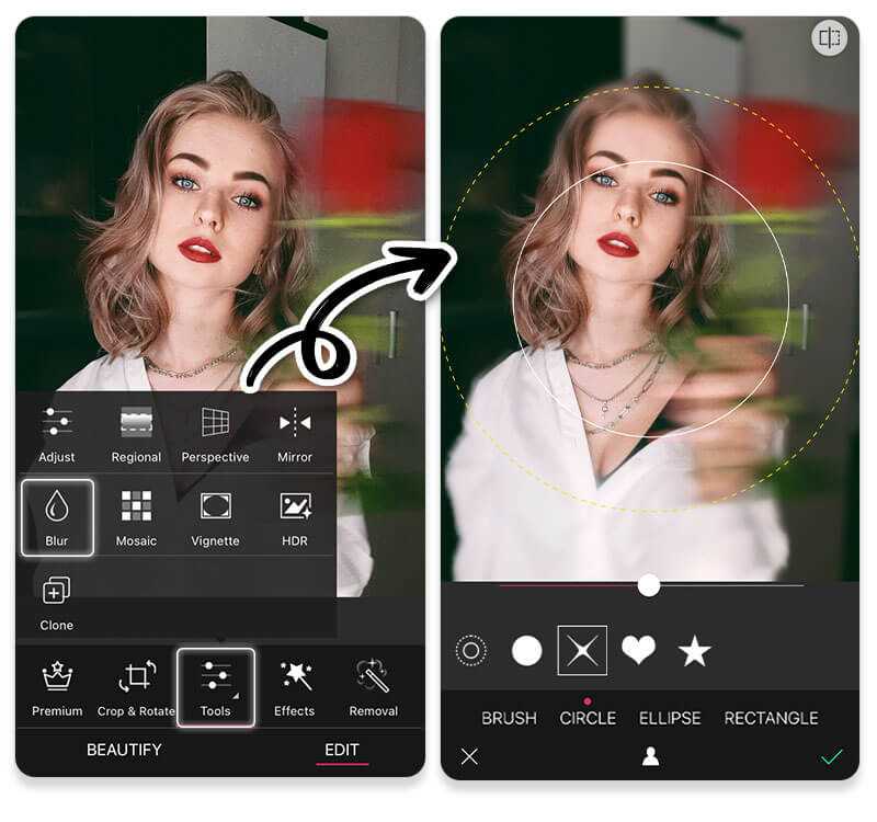 Enhance Your Selfies with the Blur App
